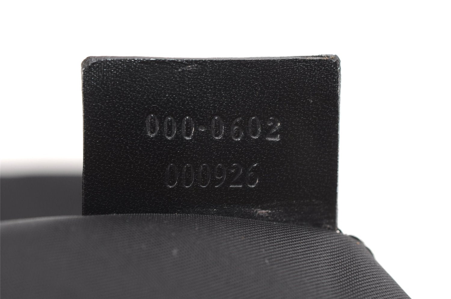 Authentic GUCCI Vintage Shoulder Hand Bag Nylon Leather 0000602 Black  K4599