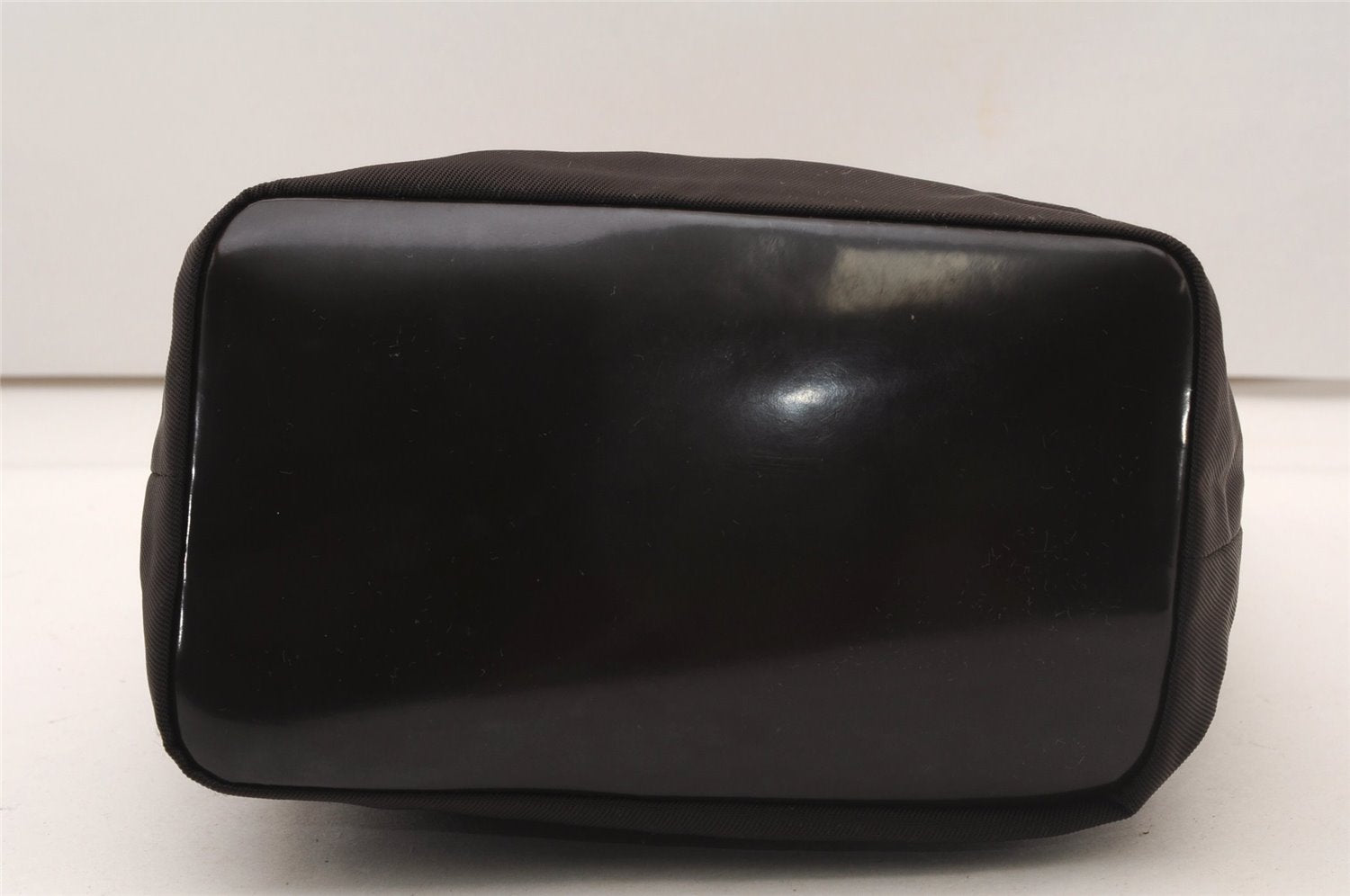 Authentic GUCCI Bamboo Shoulder Hand Bag Purse Nylon Enamel 0000531 Brown K4600