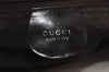 Authentic GUCCI Bamboo Shoulder Hand Bag Purse Nylon Enamel 0000531 Brown K4600