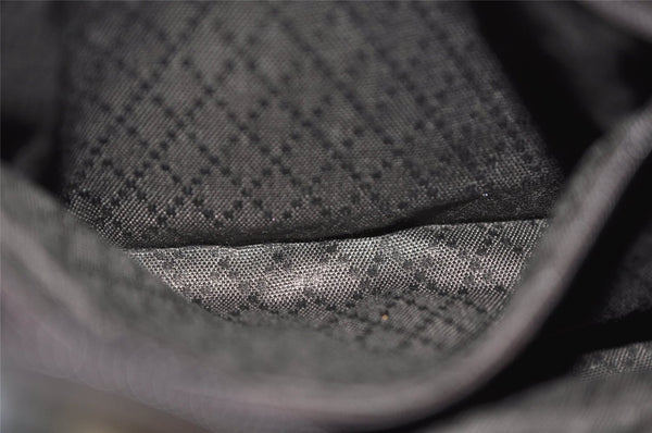 Authentic GUCCI Bamboo Shoulder Hand Bag Purse Nylon Enamel 0000531 Brown K4600