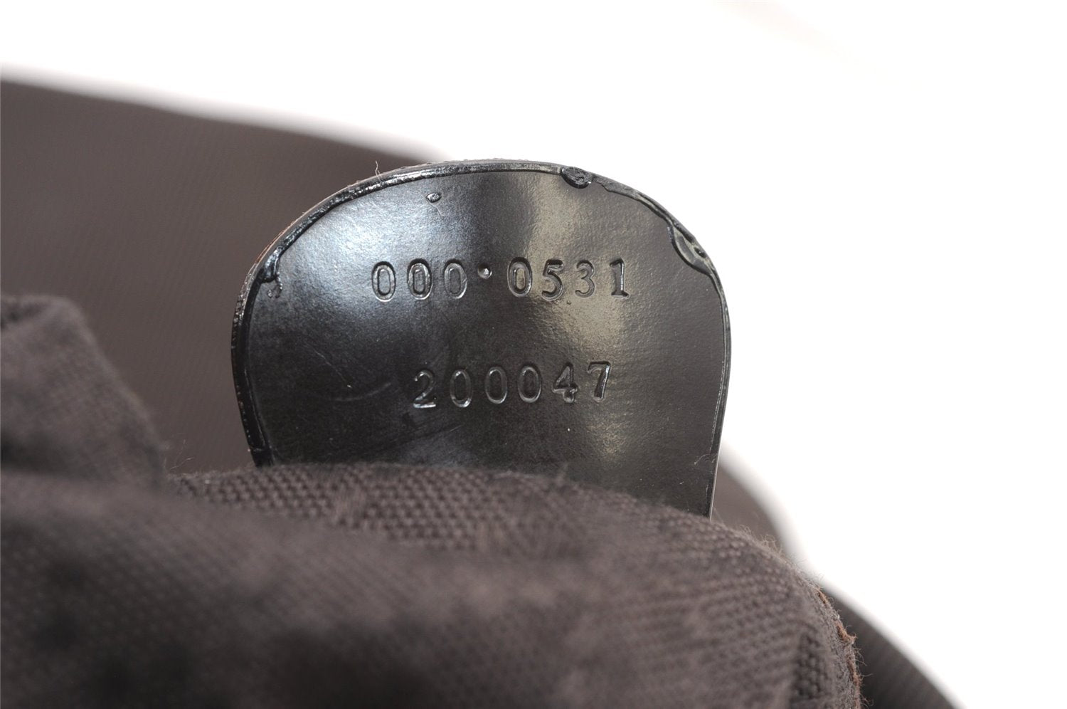 Authentic GUCCI Bamboo Shoulder Hand Bag Purse Nylon Enamel 0000531 Brown K4600