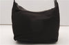 Authentic GUCCI Bamboo Shoulder Hand Bag Purse Nylon Enamel 0000531 Brown K4600