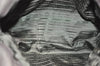 Authentic PRADA Vintage Leather Nappa Shoulder Tote Bag Purse Gray K4602