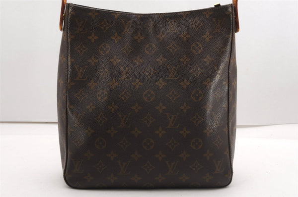 Authentic Louis Vuitton Monogram Looping GM Shoulder Bag M51145 LV K4605