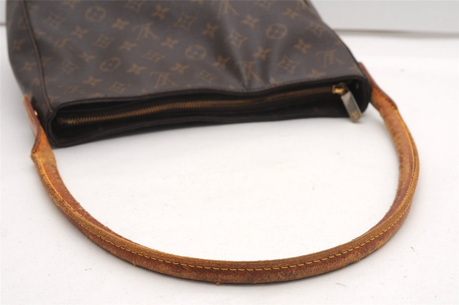 Authentic Louis Vuitton Monogram Looping GM Shoulder Bag M51145 LV K4605