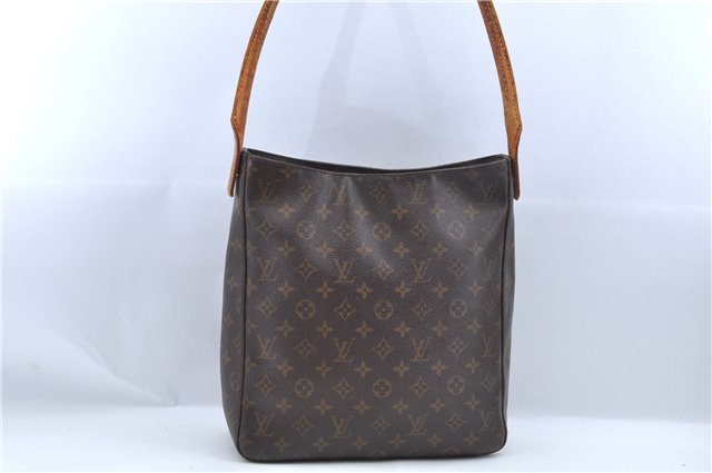 Authentic Louis Vuitton Monogram Looping GM Shoulder Bag M51145 LV K4605