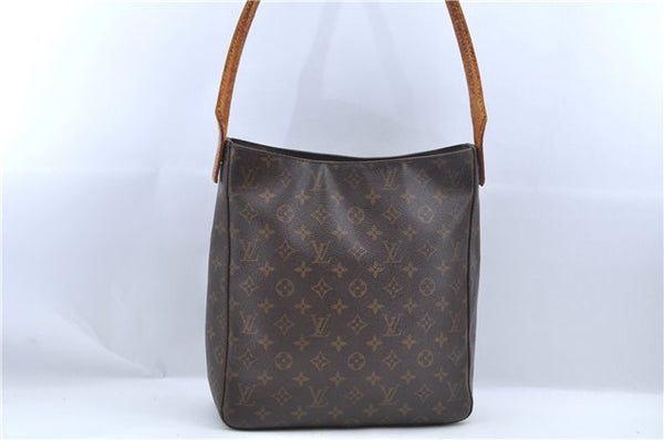 Authentic Louis Vuitton Monogram Looping GM Shoulder Bag M51145 LV K4605