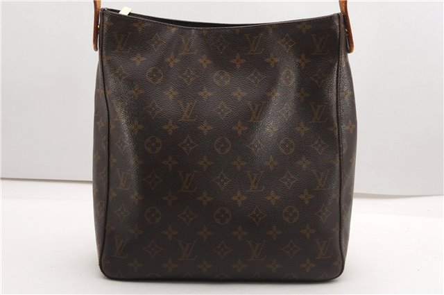 Authentic Louis Vuitton Monogram Looping GM Shoulder Bag M51145 LV K4605