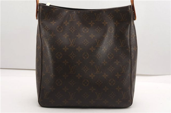 Authentic Louis Vuitton Monogram Looping GM Shoulder Bag M51145 LV K4605