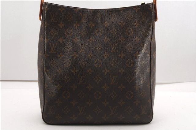 Authentic Louis Vuitton Monogram Looping GM Shoulder Bag M51145 LV K4605