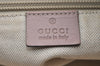 Authentic GUCCI Shoulder Cross Body Bag GG Nylon Leather 314529 Light Gray K4608