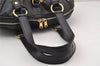 Authentic YVES SAINT LAURENT Muse Shoulder Hand Bag Leather Black K4609