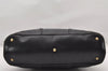 Authentic YVES SAINT LAURENT Muse Shoulder Hand Bag Leather Black K4609