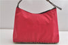 Authentic BURBERRY BLUE LABEL Nylon Leather Shoulder Hand Bag Pink K4610