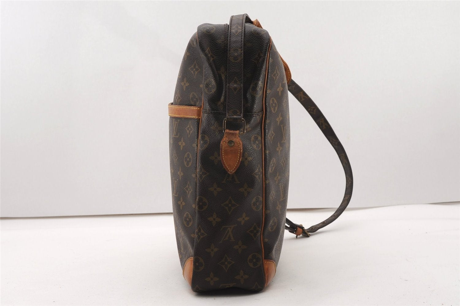 Authentic Louis Vuitton Monogram Danube 28 Shoulder Cross Body Bag LV K4612