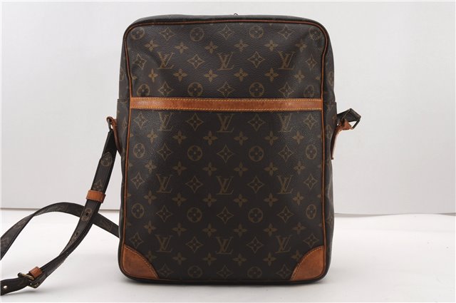 Authentic Louis Vuitton Monogram Danube 28 Shoulder Cross Body Bag LV K4612