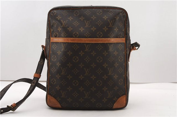 Authentic Louis Vuitton Monogram Danube 28 Shoulder Cross Body Bag LV K4612