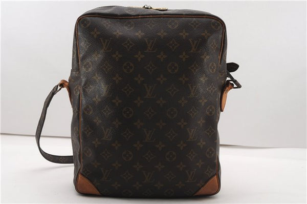 Authentic Louis Vuitton Monogram Danube 28 Shoulder Cross Body Bag LV K4612