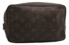 Auth Louis Vuitton Monogram Trousse Toilette 23 Clutch Hand Bag Old Model K4614