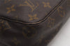 Auth Louis Vuitton Monogram Trousse Toilette 23 Clutch Hand Bag Old Model K4614