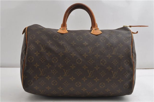 Authentic Louis Vuitton Monogram Speedy 35 Hand Boston Bag Old Model LV K4615