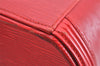 Authentic Louis Vuitton Epi Cannes Red Cosmetic Hand Bag M48037 LV Junk K4616