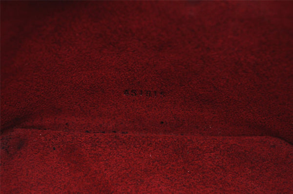 Authentic Louis Vuitton Epi Cannes Red Cosmetic Hand Bag M48037 LV Junk K4616