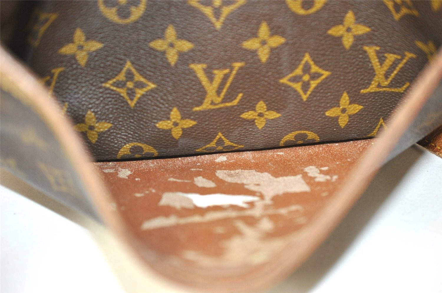 Authentic Louis Vuitton Monogram Jeune Fille GM M51225 Shoulder Cross Bag K4618