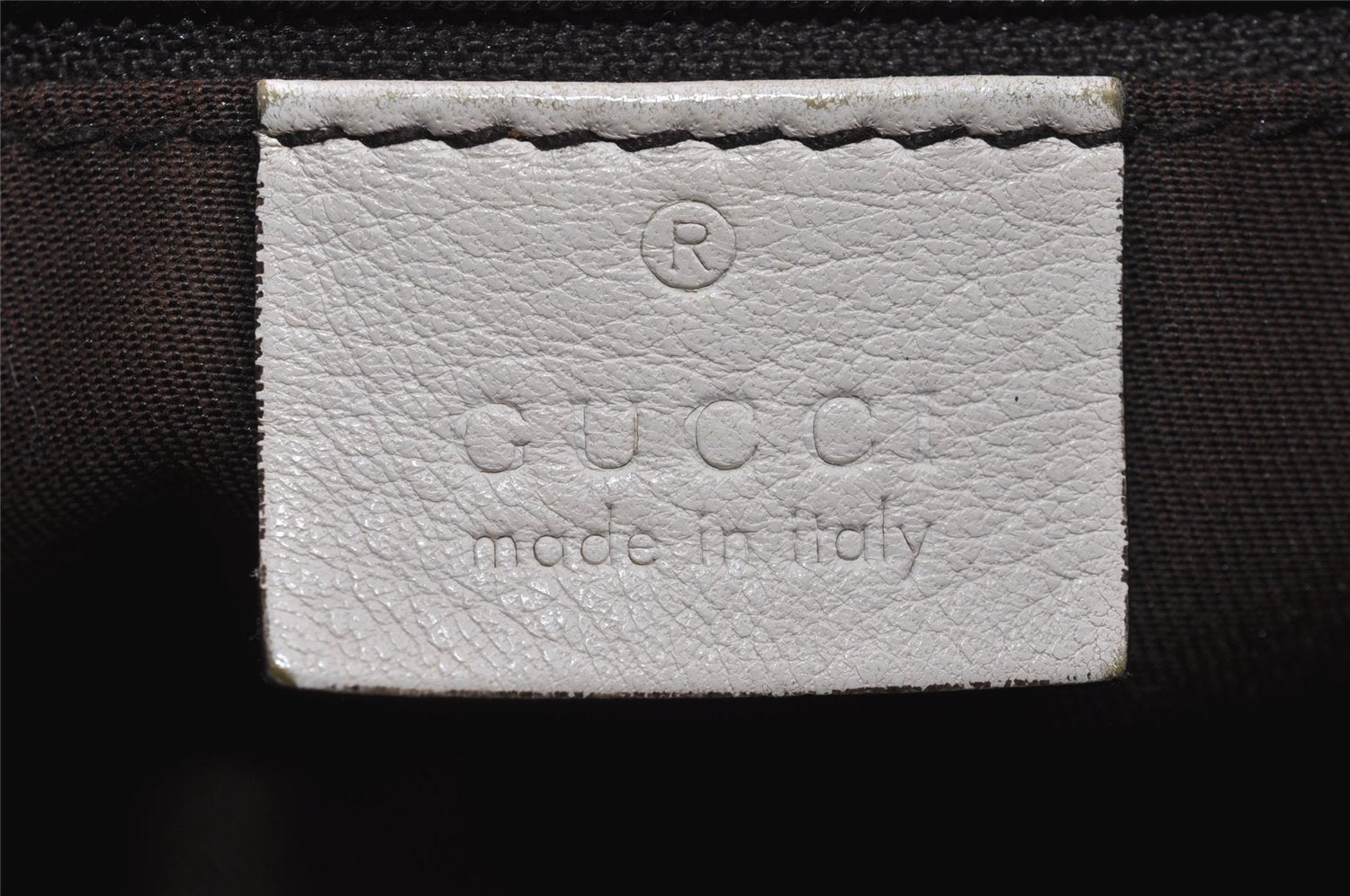 Authentic GUCCI Abbey Shoulder Tote Bag GG Canvas Leather 189833 Brown K4623