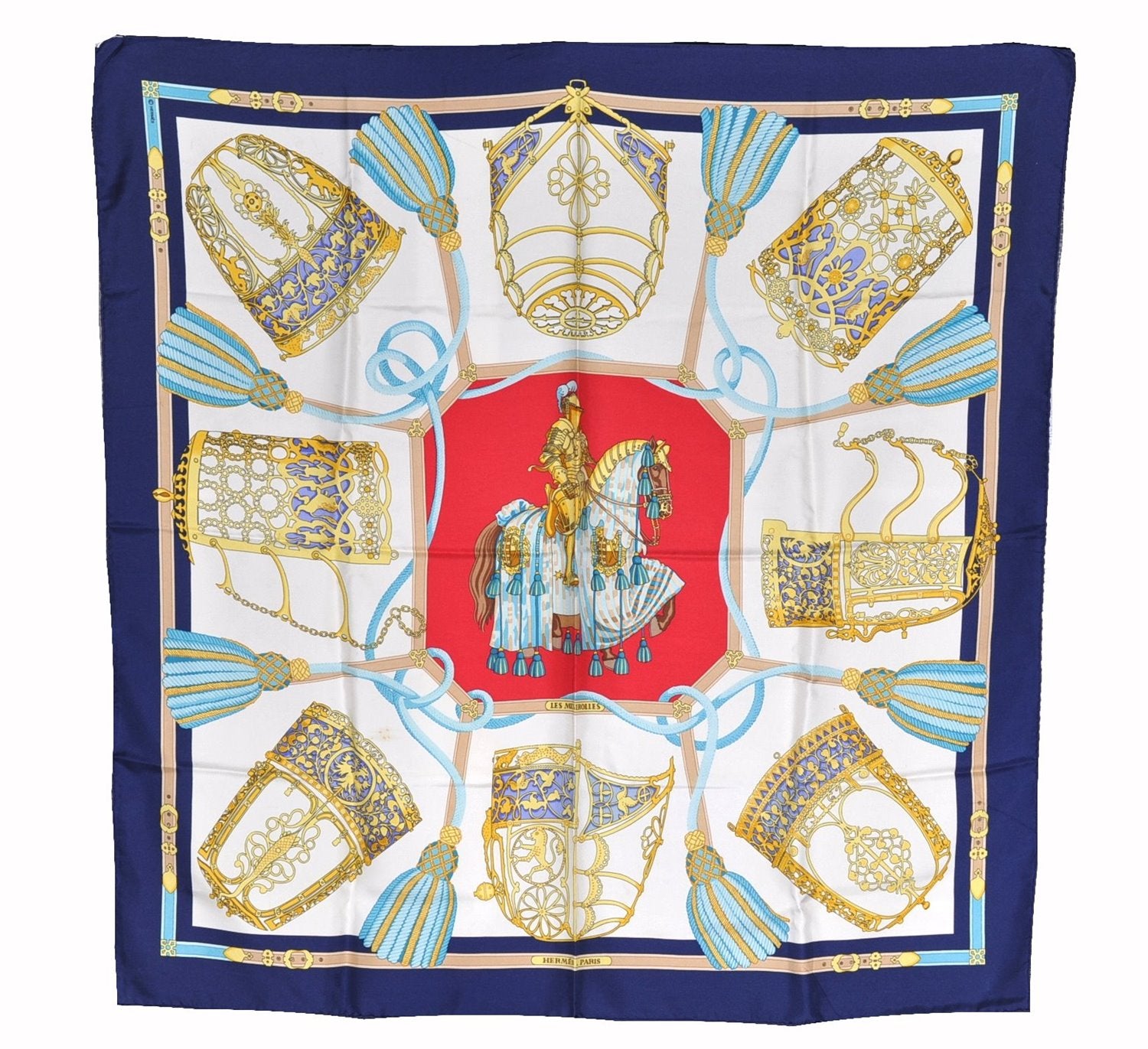 Authentic HERMES Carre 90 Scarf 