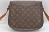 Auth Louis Vuitton Monogram Saint Cloud GM Shoulder Cross Bag Old Model LV K4625