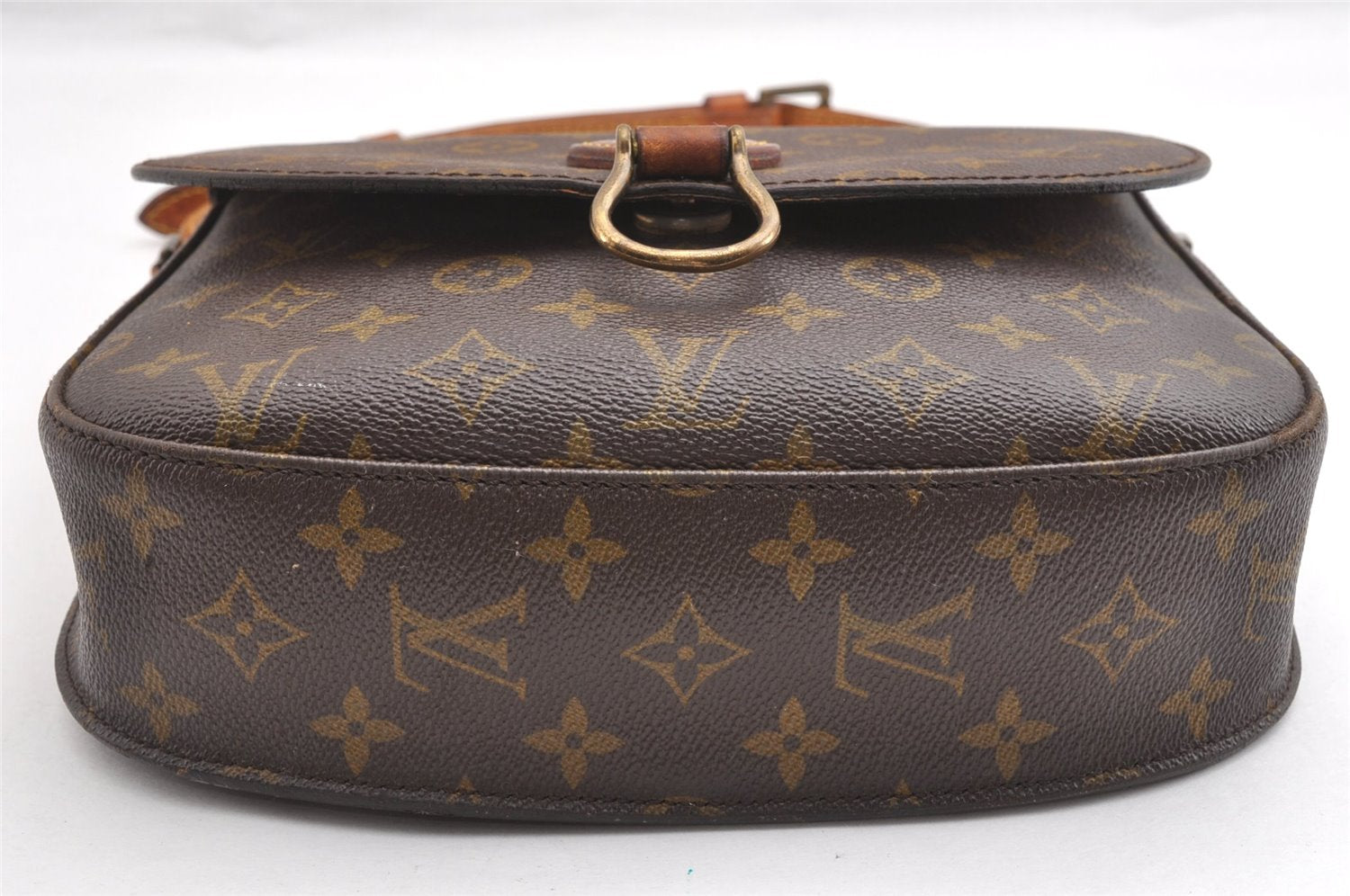 Auth Louis Vuitton Monogram Saint Cloud GM Shoulder Cross Bag Old Model LV K4625