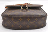 Auth Louis Vuitton Monogram Saint Cloud GM Shoulder Cross Bag Old Model LV K4625