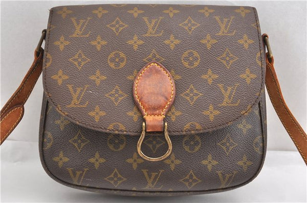 Auth Louis Vuitton Monogram Saint Cloud GM Shoulder Cross Bag Old Model LV K4625