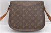 Auth Louis Vuitton Monogram Saint Cloud GM Shoulder Cross Bag Old Model LV K4625