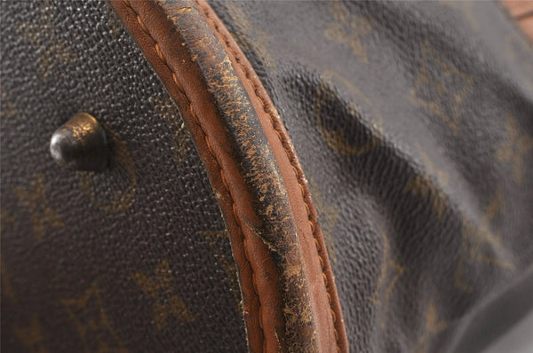 Authentic Louis Vuitton Monogram Bucket GM Shoulder Bag T42236 USA Model K4626