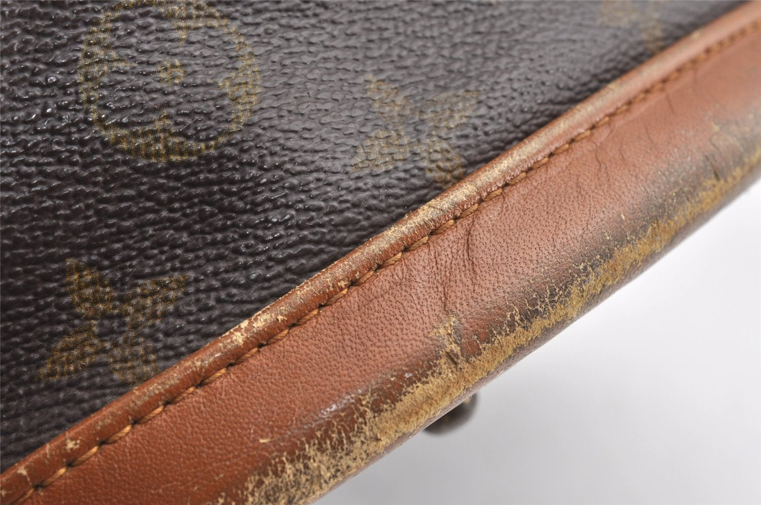 Authentic Louis Vuitton Monogram Bucket GM Shoulder Bag T42236 USA Model K4626