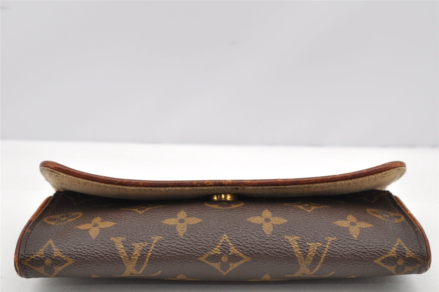 Authentic Louis Vuitton Monogram Pochette Twin PM Shoulder Bag M51854 LV K4627
