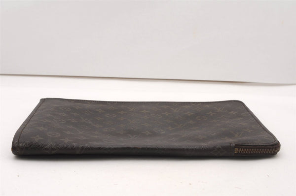 Authentic Louis Vuitton Monogram Poche Documents Document Case M53400 LV K4629