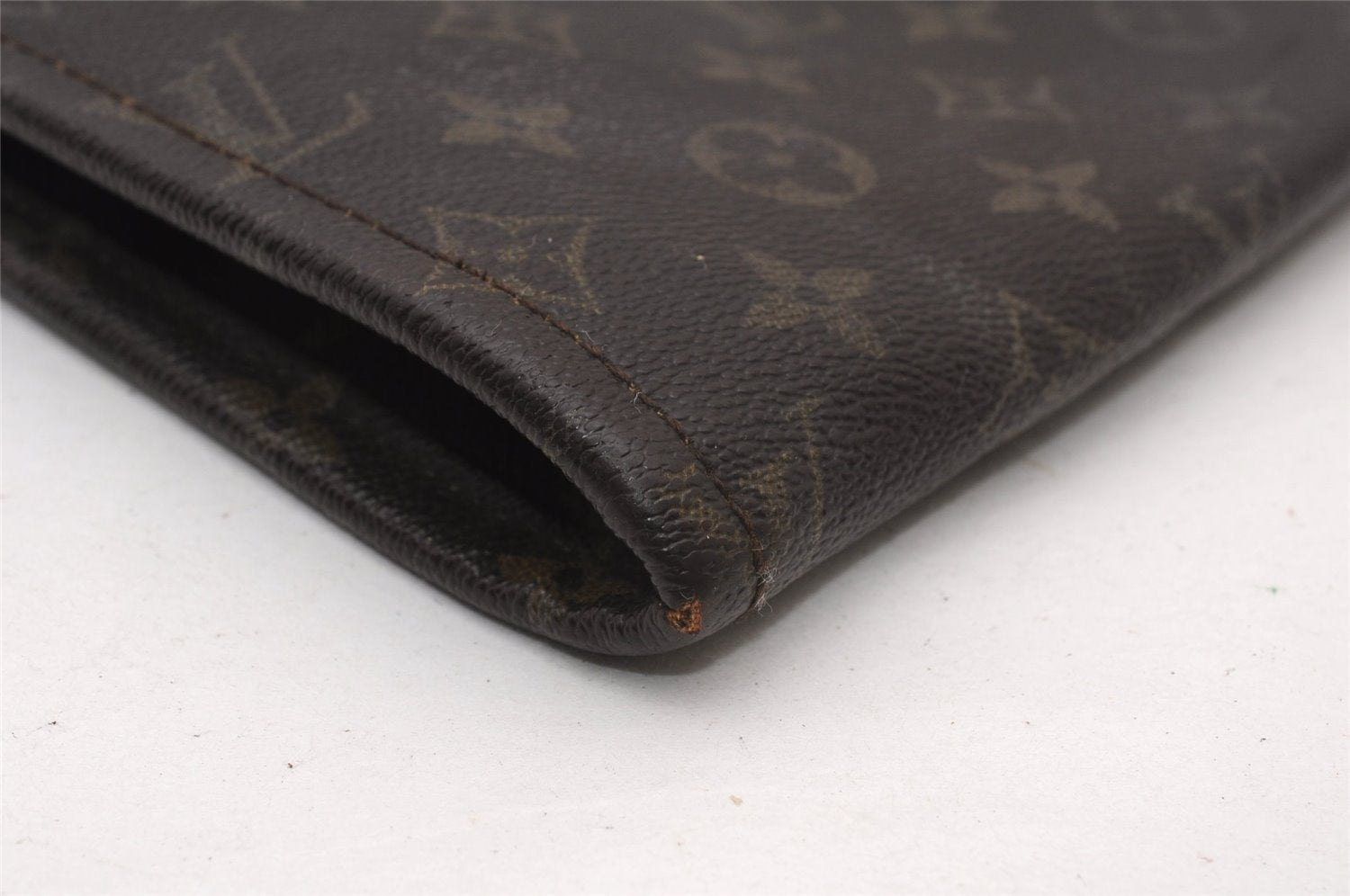 Authentic Louis Vuitton Monogram Poche Documents Document Case M53400 LV K4629