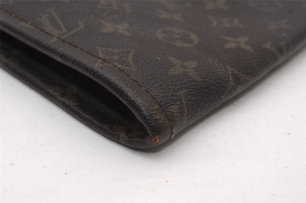 Authentic Louis Vuitton Monogram Poche Documents Document Case M53400 LV K4629