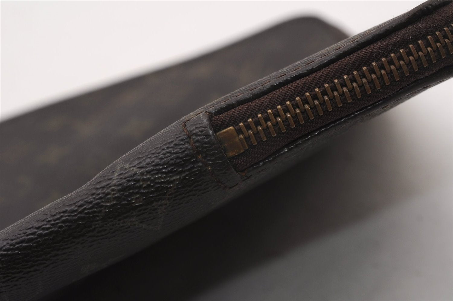 Authentic Louis Vuitton Monogram Poche Documents Document Case M53400 LV K4629