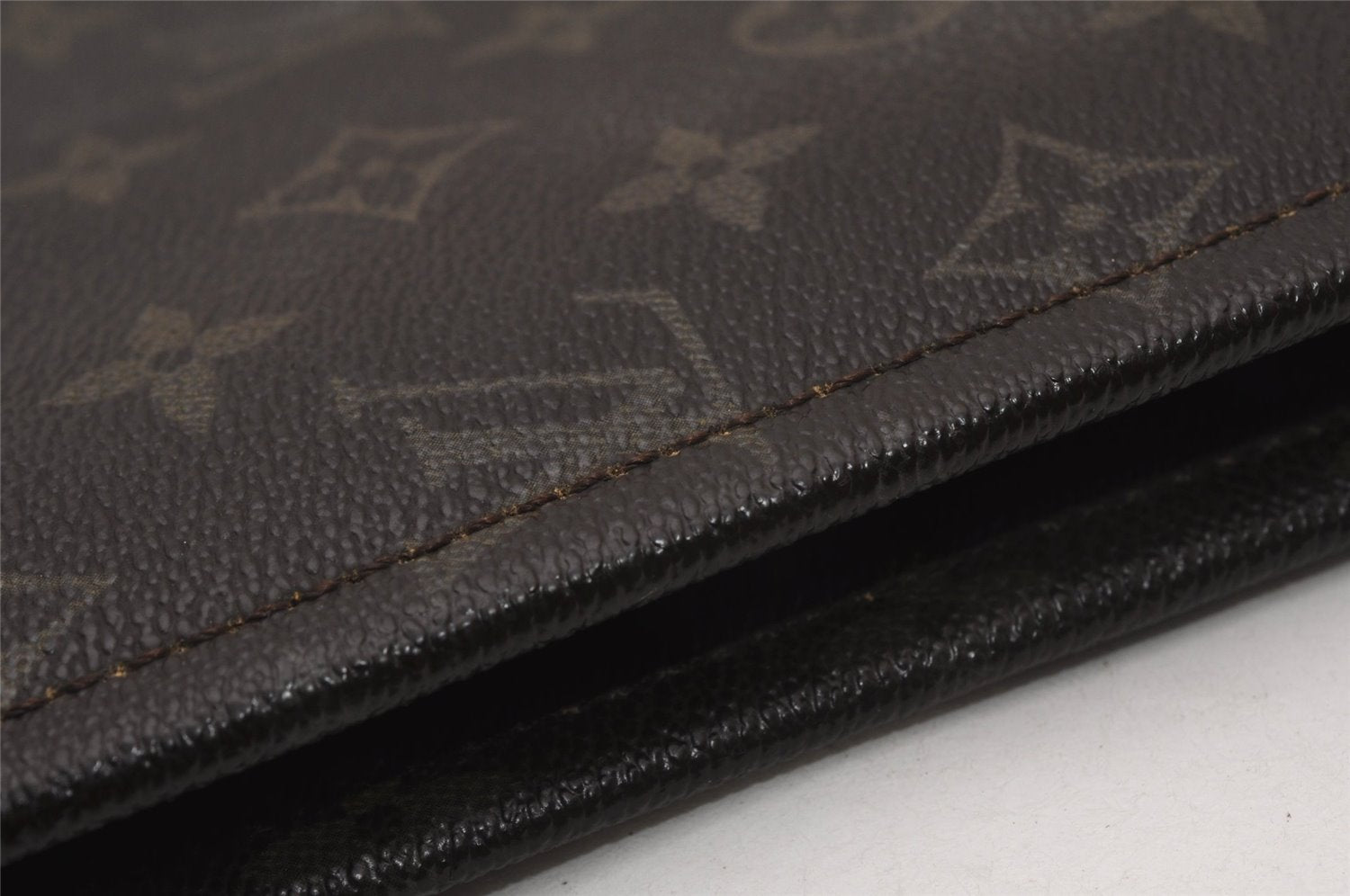 Authentic Louis Vuitton Monogram Poche Documents Document Case M53400 LV K4629