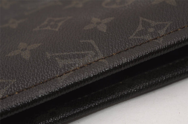 Authentic Louis Vuitton Monogram Poche Documents Document Case M53400 LV K4629