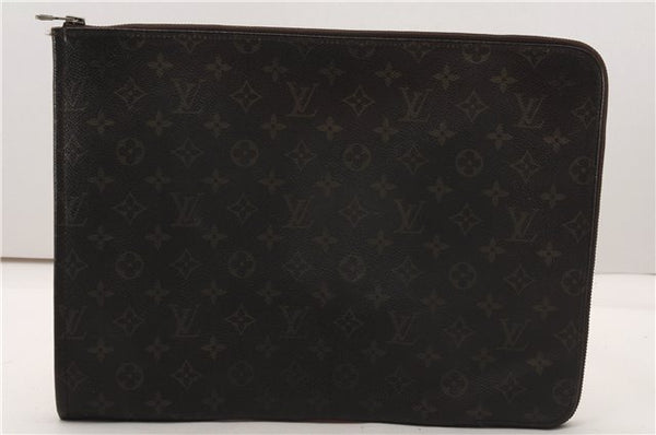 Authentic Louis Vuitton Monogram Poche Documents Document Case M53400 LV K4629
