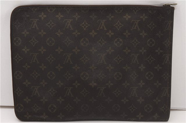 Authentic Louis Vuitton Monogram Poche Documents Document Case M53400 LV K4629