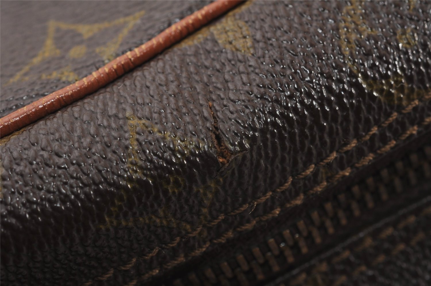 Authentic Louis Vuitton Monogram Marceau Shoulder Cross Body Bag Old Model K4638