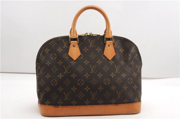 Authentic Louis Vuitton Monogram Alma Hand Bag Purse M51130 LV K4639