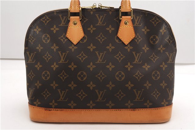 Authentic Louis Vuitton Monogram Alma Hand Bag Purse M51130 LV K4639