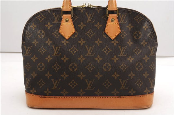 Authentic Louis Vuitton Monogram Alma Hand Bag Purse M51130 LV K4639